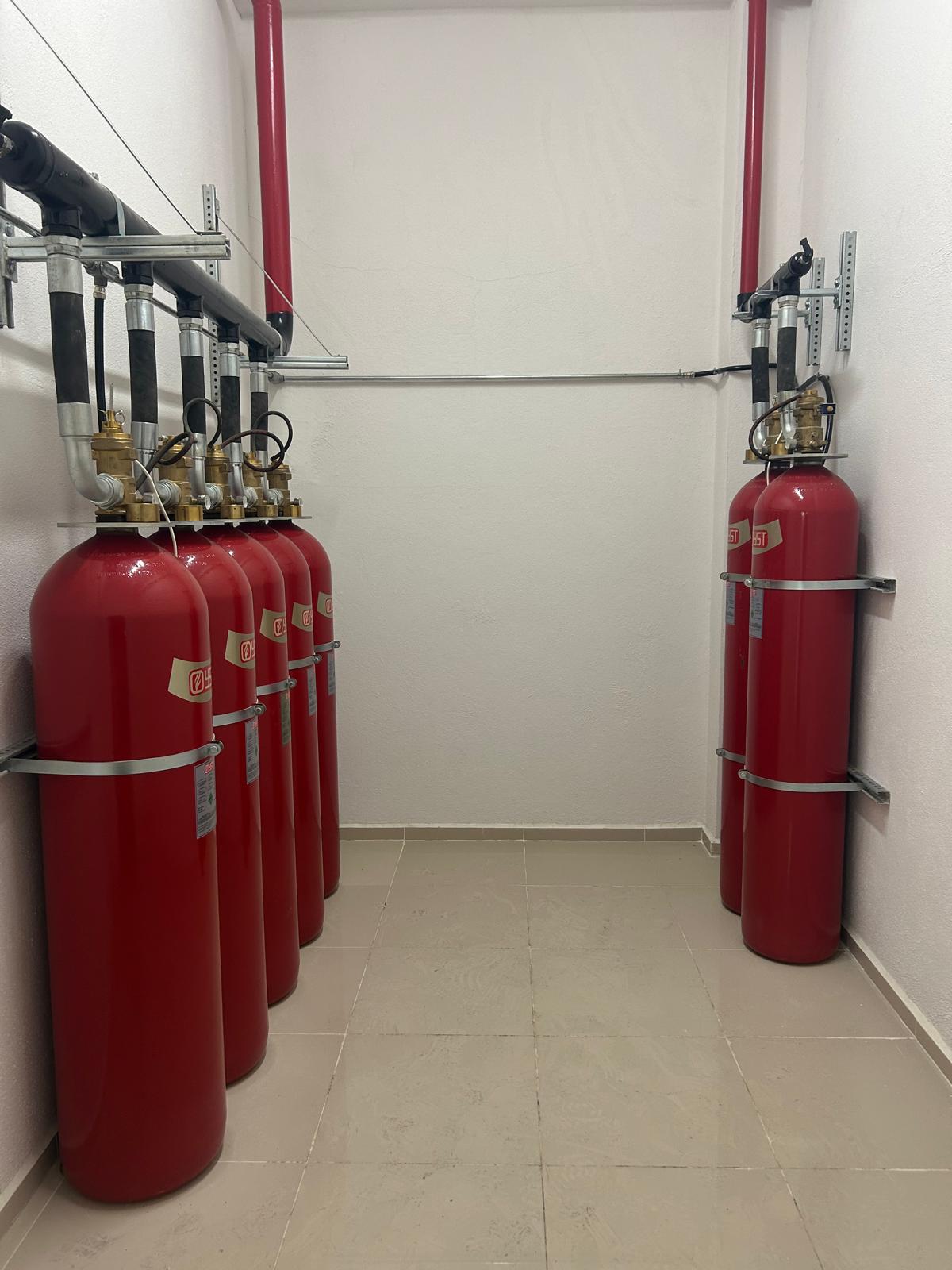 Menderes Tekstil Fm-200 Gazlı Söndürme Sistemi